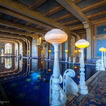 Hearst Castle indoor Roman Pool California, USA