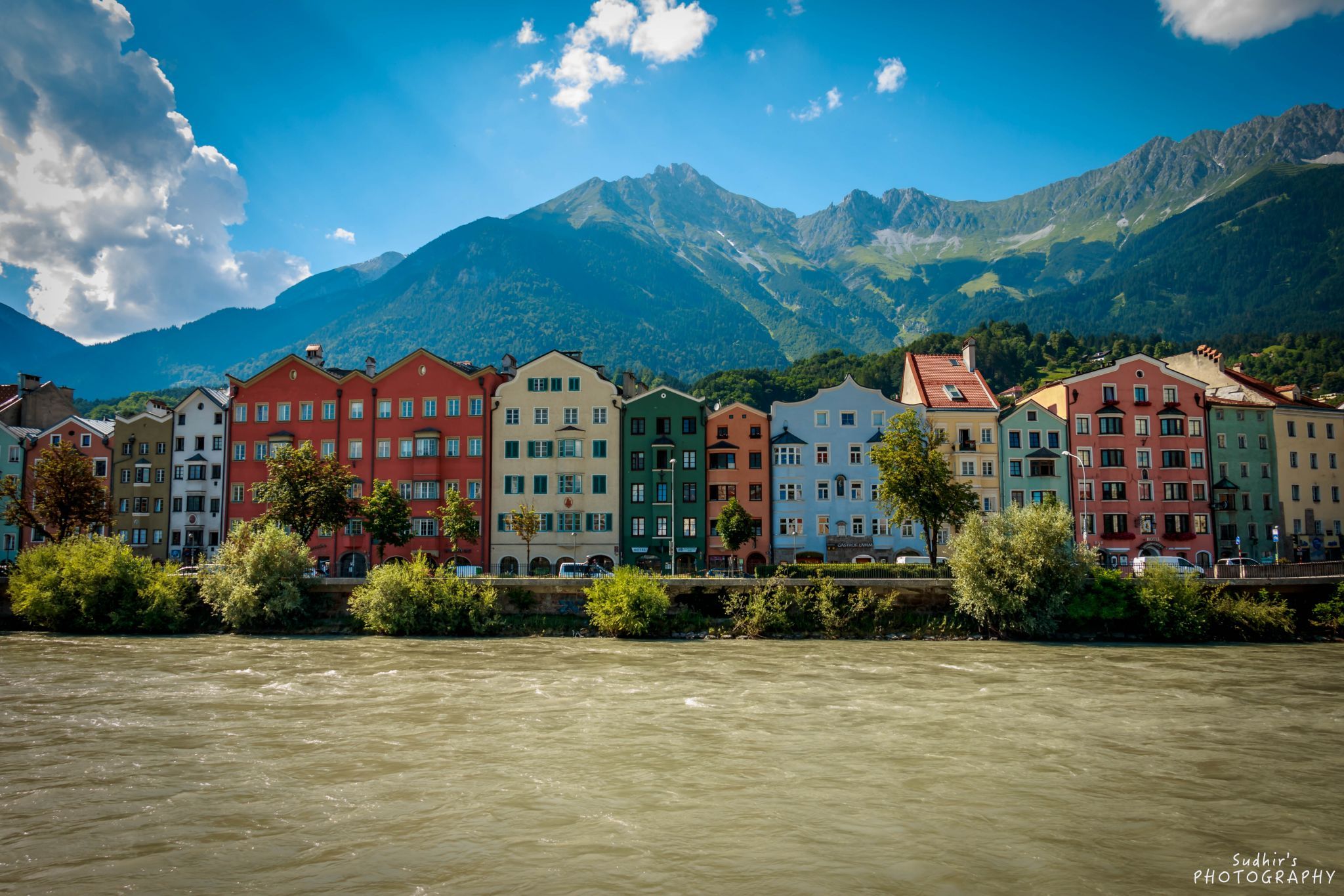 Colorful Houses Innsbruck, Austria