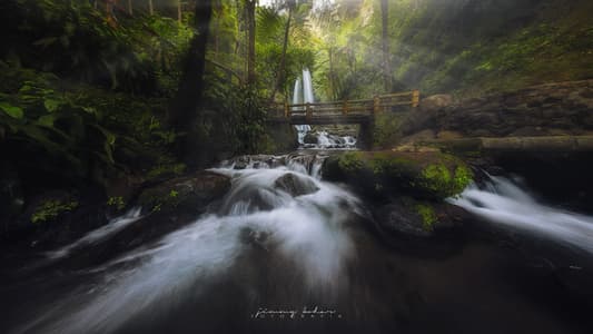 Jumog Waterfall, Solo, Central Java