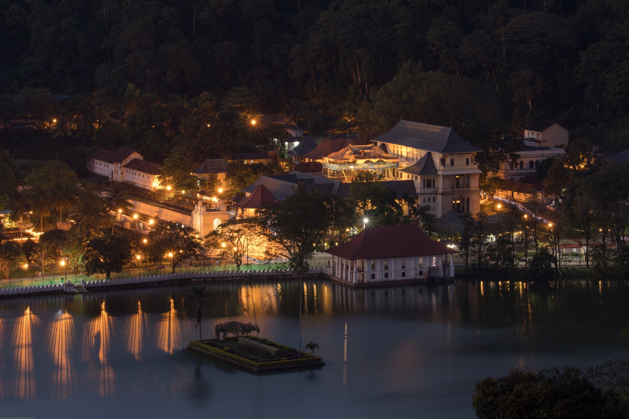 Kandy from Sandriyana Lake Hotel, Sri Lanka