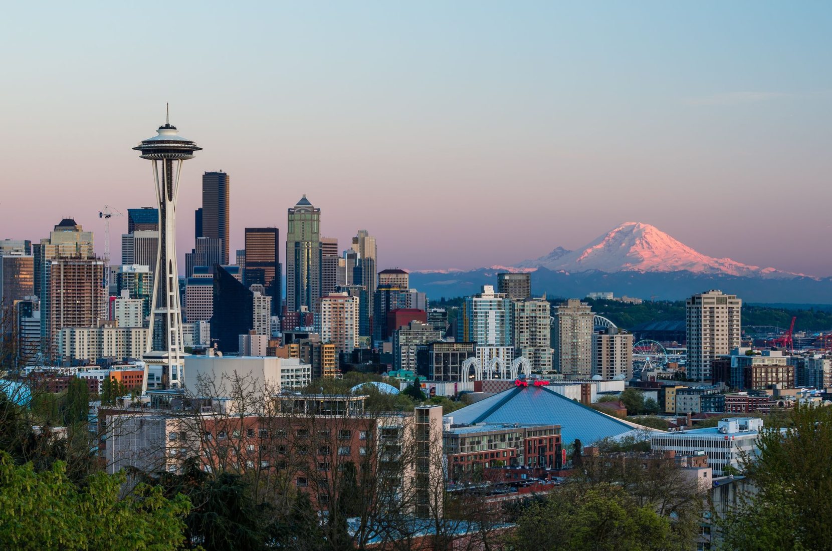 Space Needle from Kerry Park, Seattle, USA