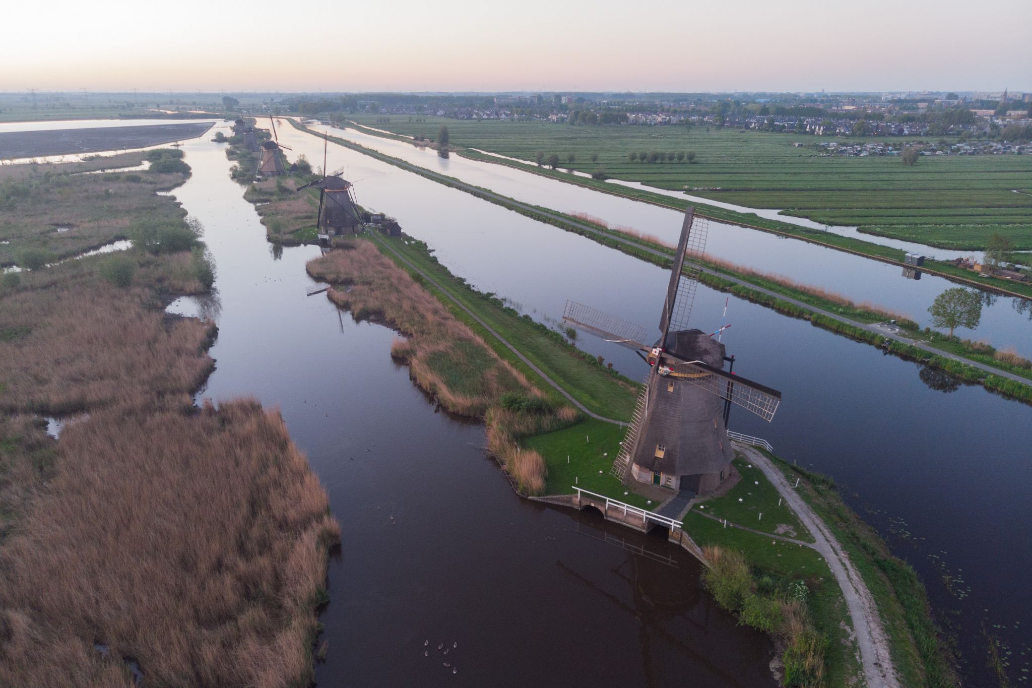 Windmills of Kinderijk, Netherlands