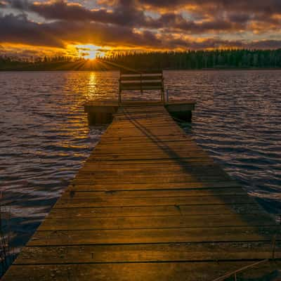 Lake at Bjorkshult, Sweden