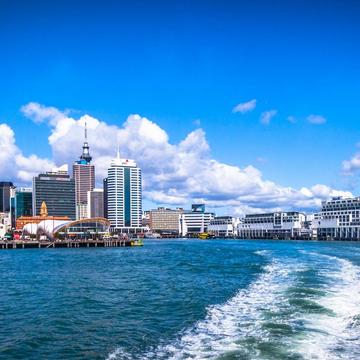 Leaving Auckland Harbour, New Zealand