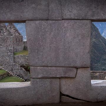 Machu Picchu stone work, Peru