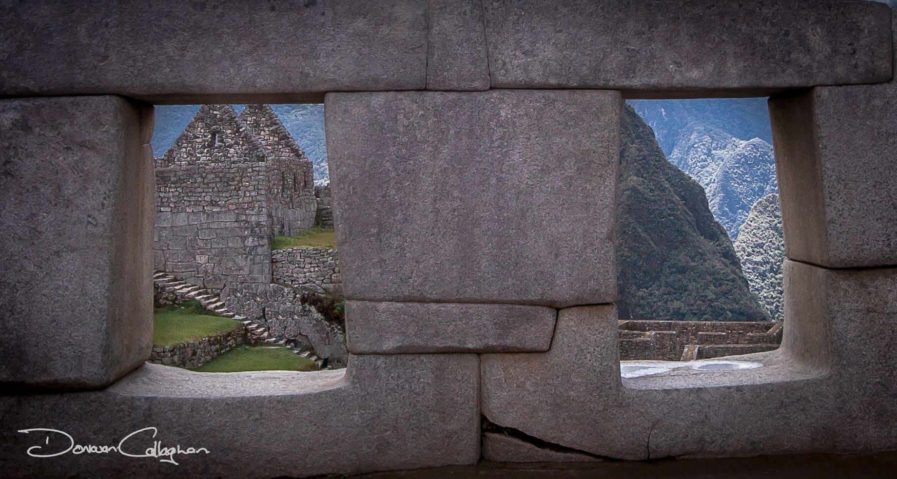 Machu Picchu stone work, Peru