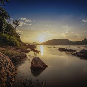 Mekong in Luangprabang, Laos, Asia, Lao