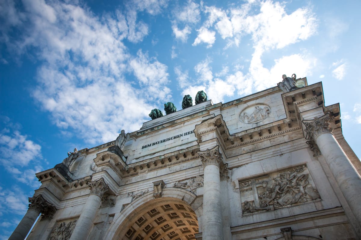 Munich Siegestor (Victory Gate), Germany