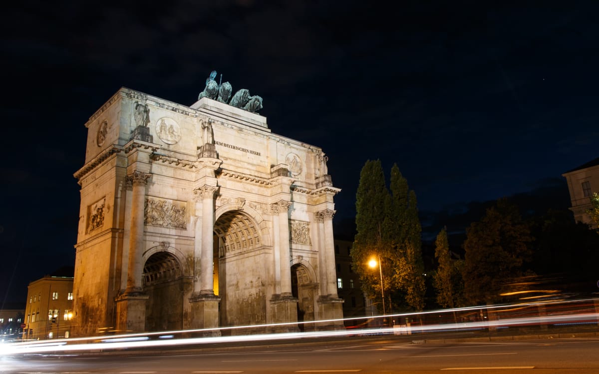 Munich Siegestor (Victory Gate), Germany