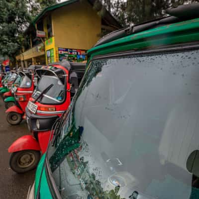 Nuwara Eliya Tuk Tuk PO reflection, Sri Lanka