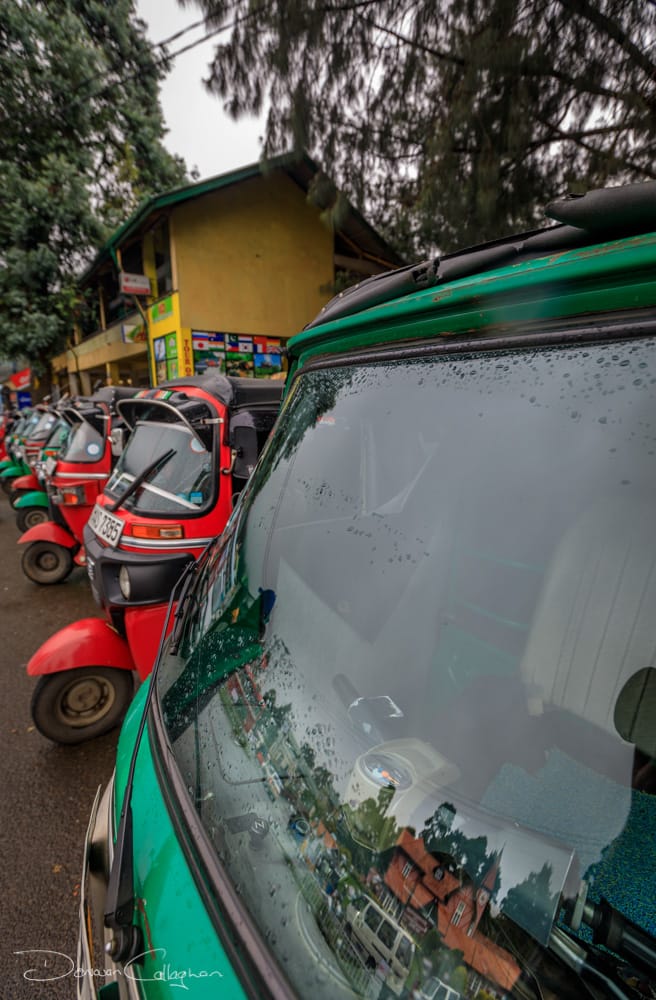 Nuwara Eliya Tuk Tuk PO reflection, Sri Lanka