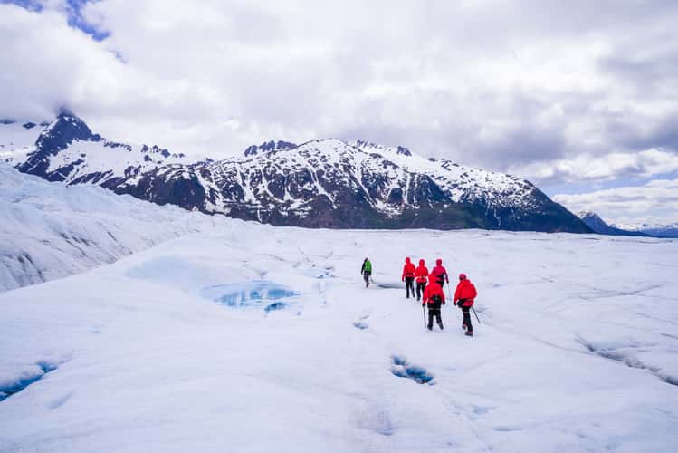 On Mendenhall Glacier