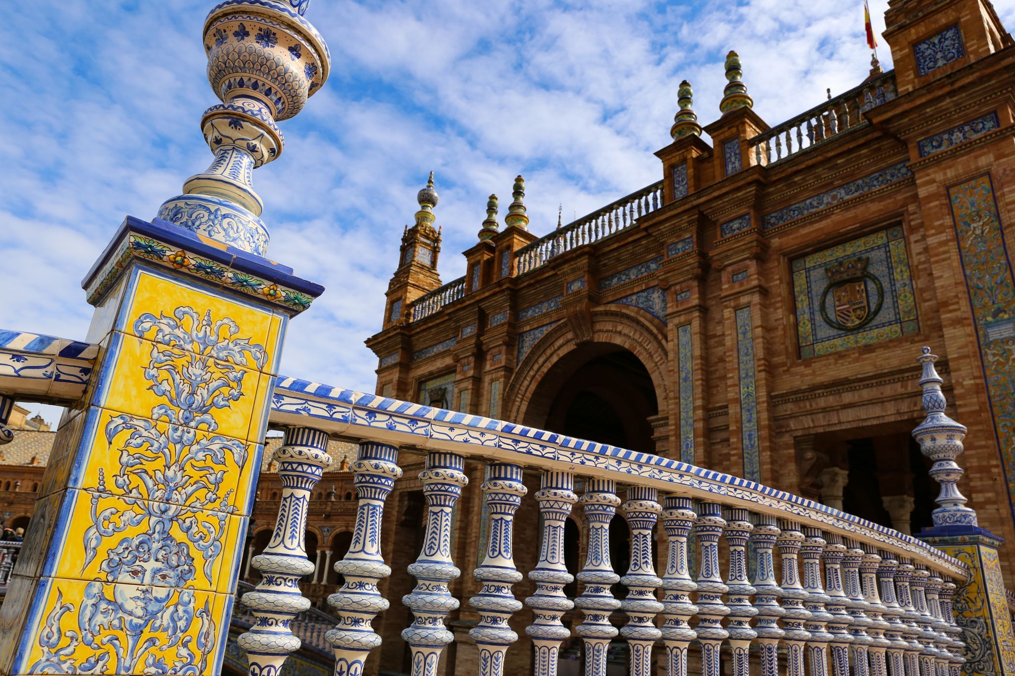 Plaza de España, B&W, Spain