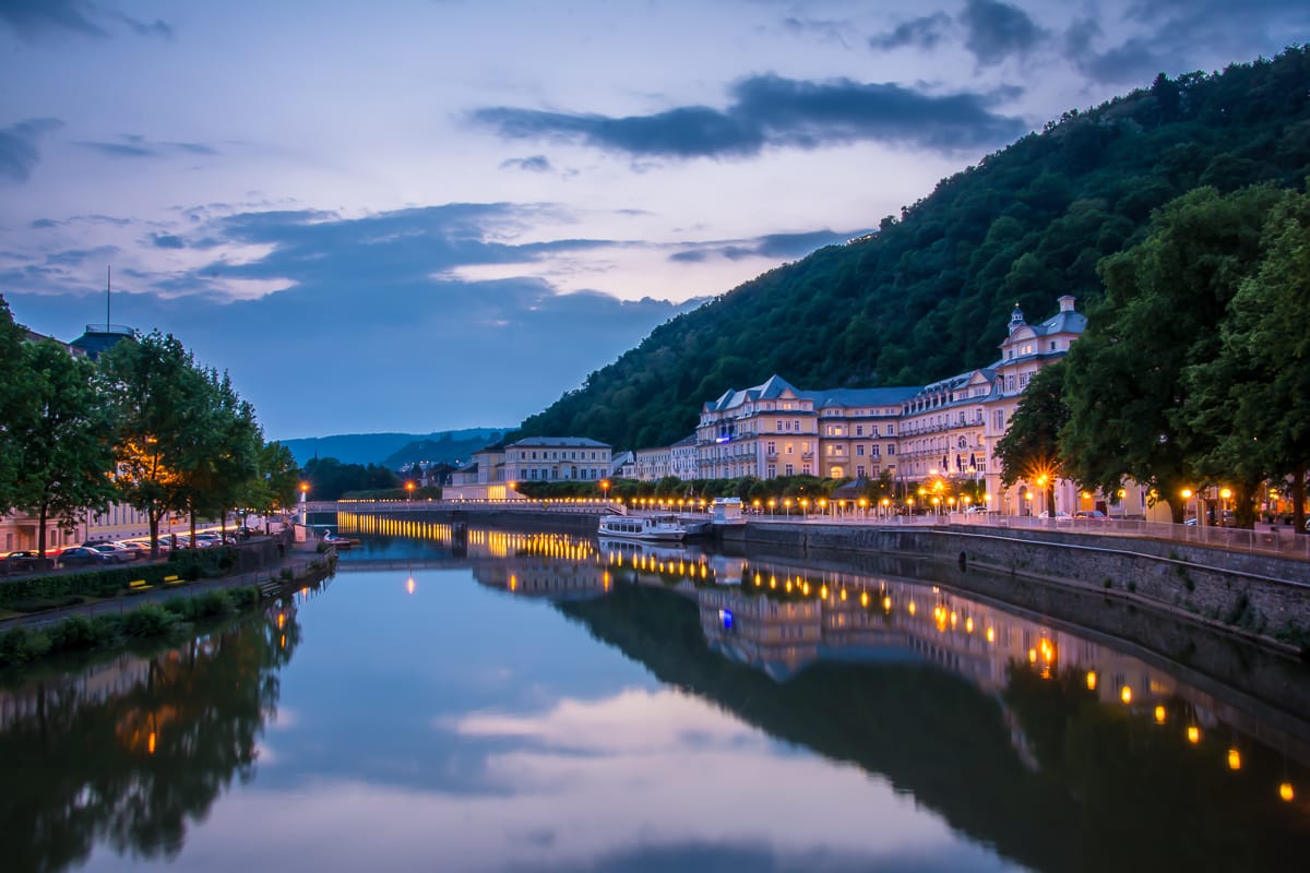 Promenade at Bad Ems, Germany