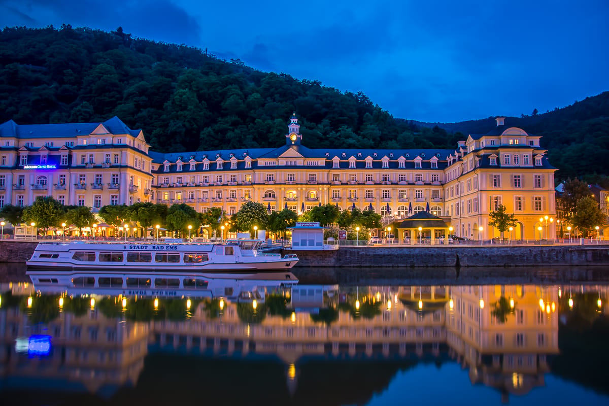 Promenade at Bad Ems, Germany