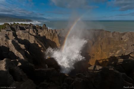 Punakaiki / Pancake Rocks blow holes
