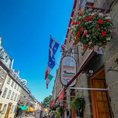 Quebec city old houses, Canada