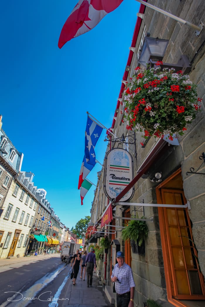 Quebec city old houses, Canada