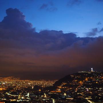 Quito, the Panecillo and the Lady of Quito, Ecuador