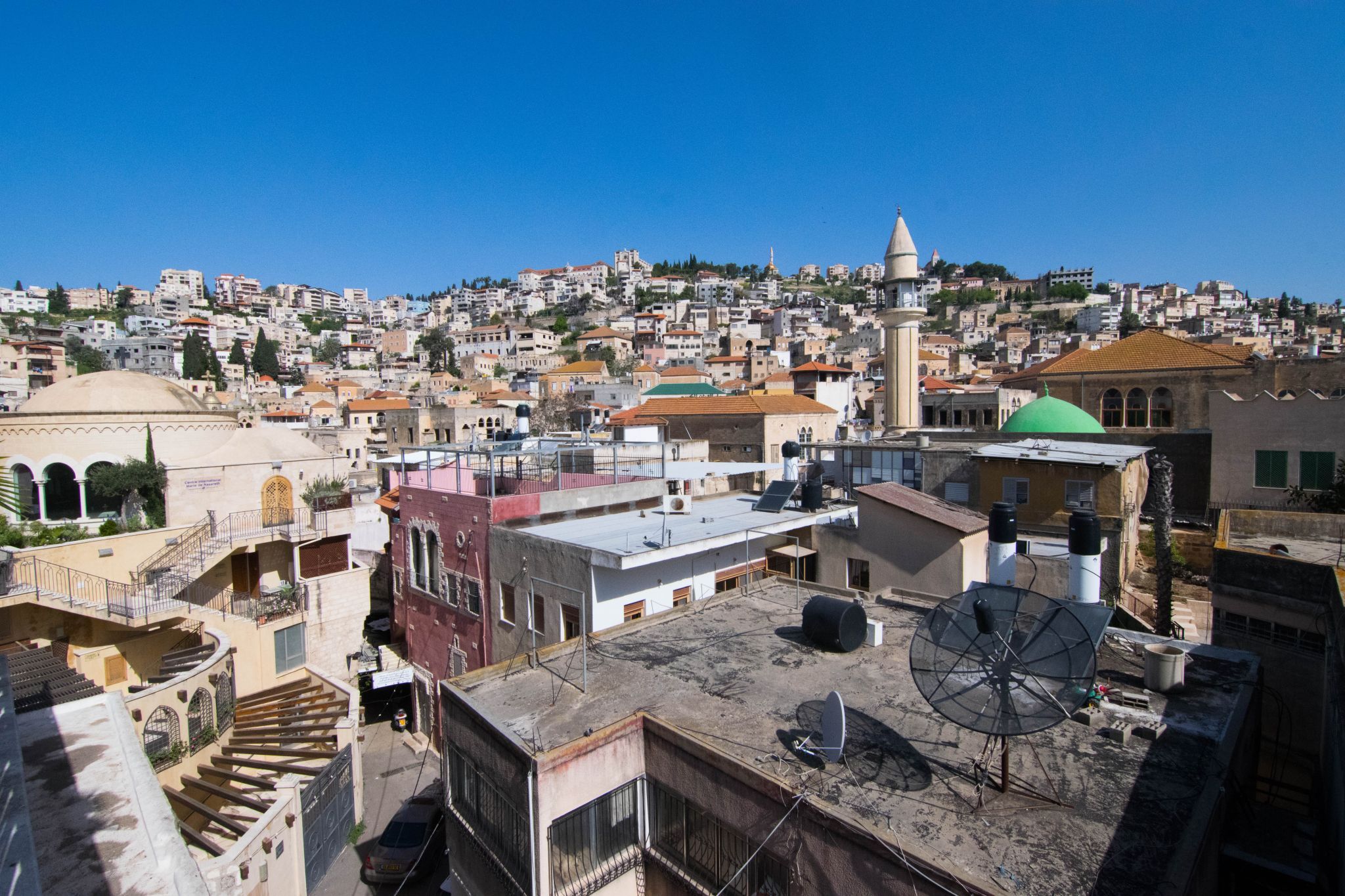 rooftop with a view of nazareth, Israel