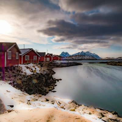 Rorbuer at svinøyvalen, Norway