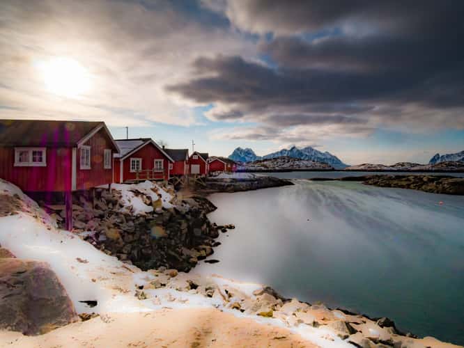 Rorbuer at svinøyvalen