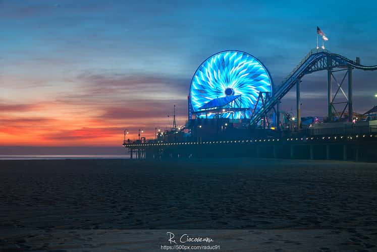 Santa Monica Pier, Los Angles, California