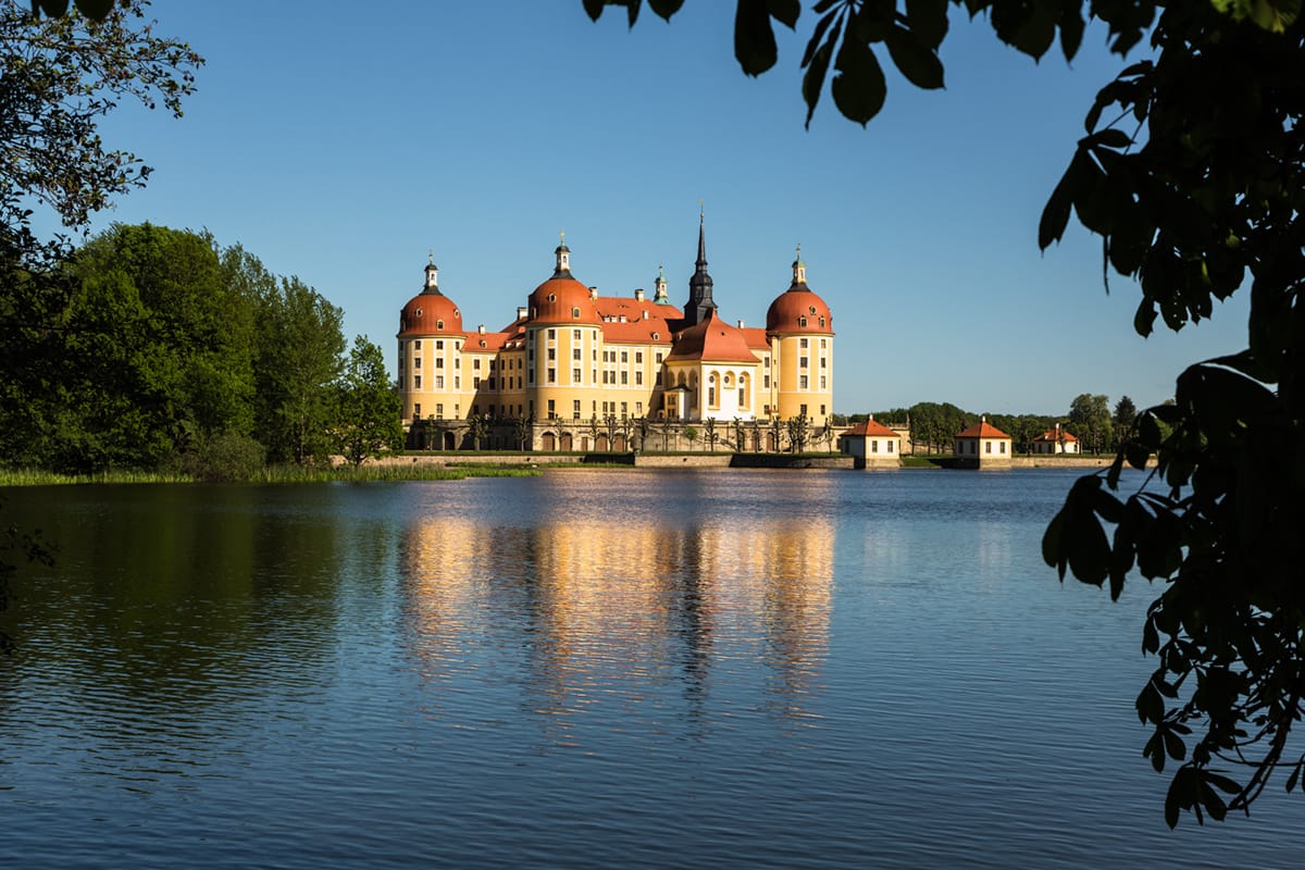Rear View of Moritzburg Castle, Germany