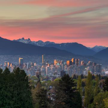 Skyline from Queen Elizabeth Park, Vancouver, Canada