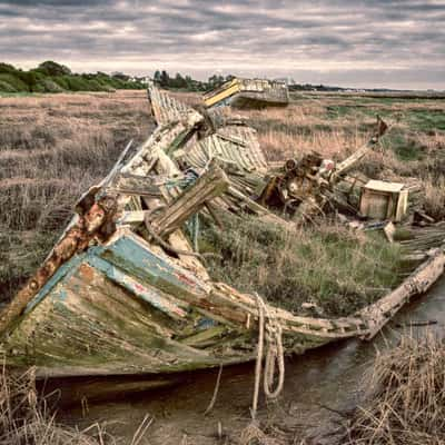 Secret Boat Graveyard, United Kingdom