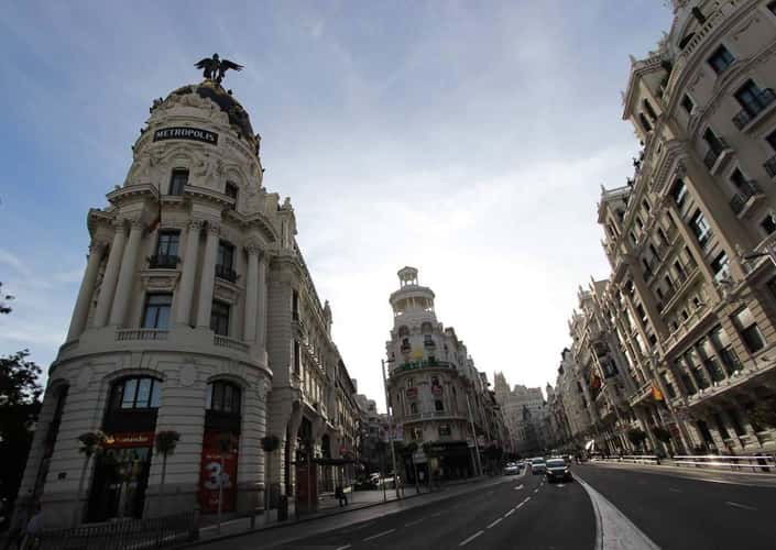 Streets of Madrid, Spain