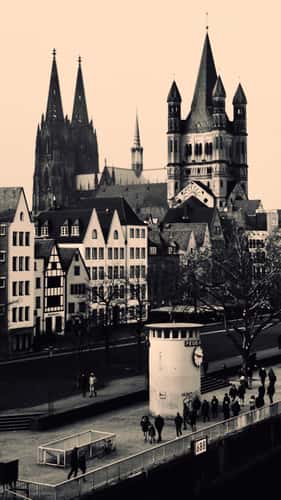 Old Town from Deutzer Brücke, Cologne