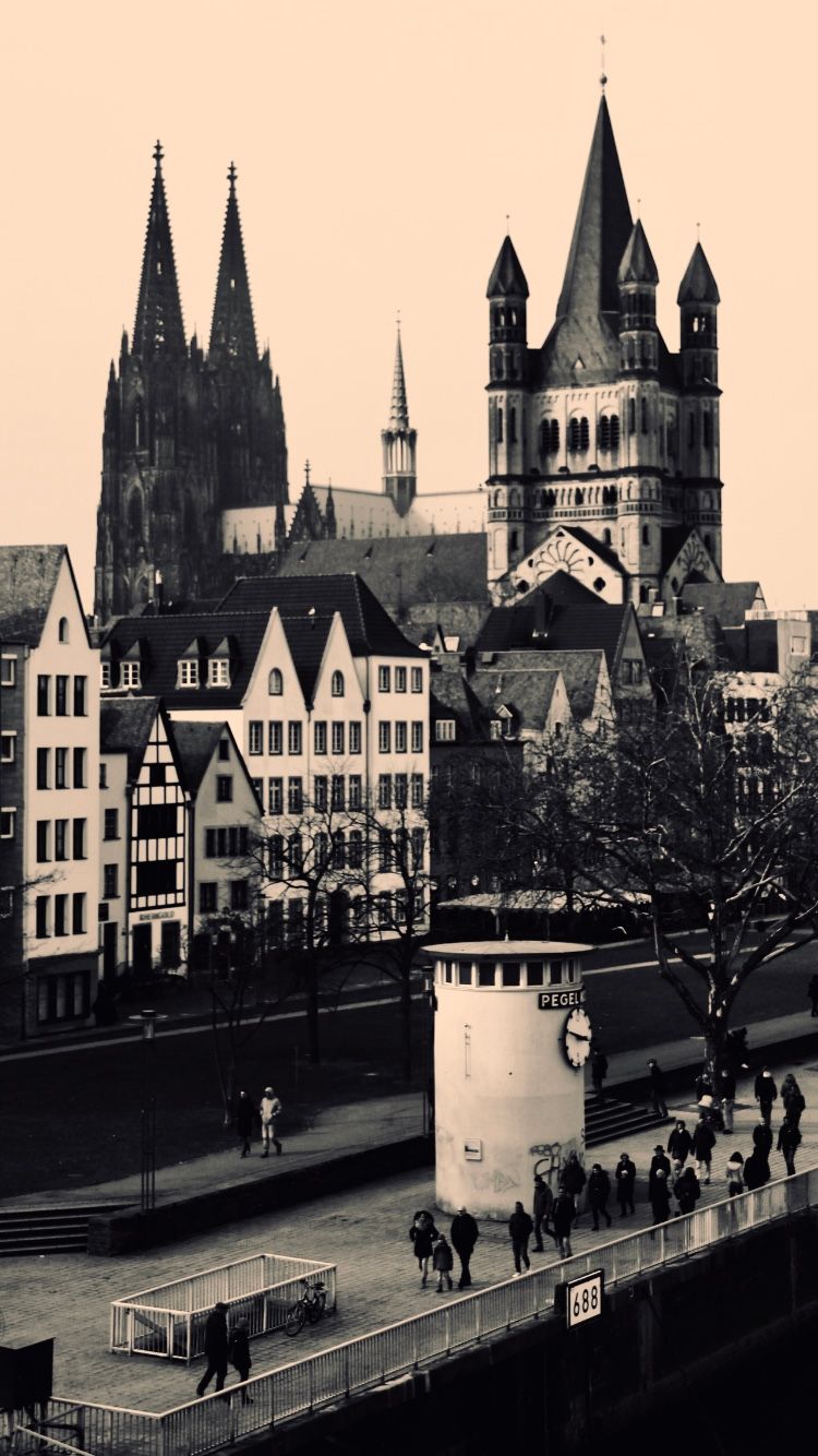 Old Town from Deutzer Brücke, Cologne, Germany