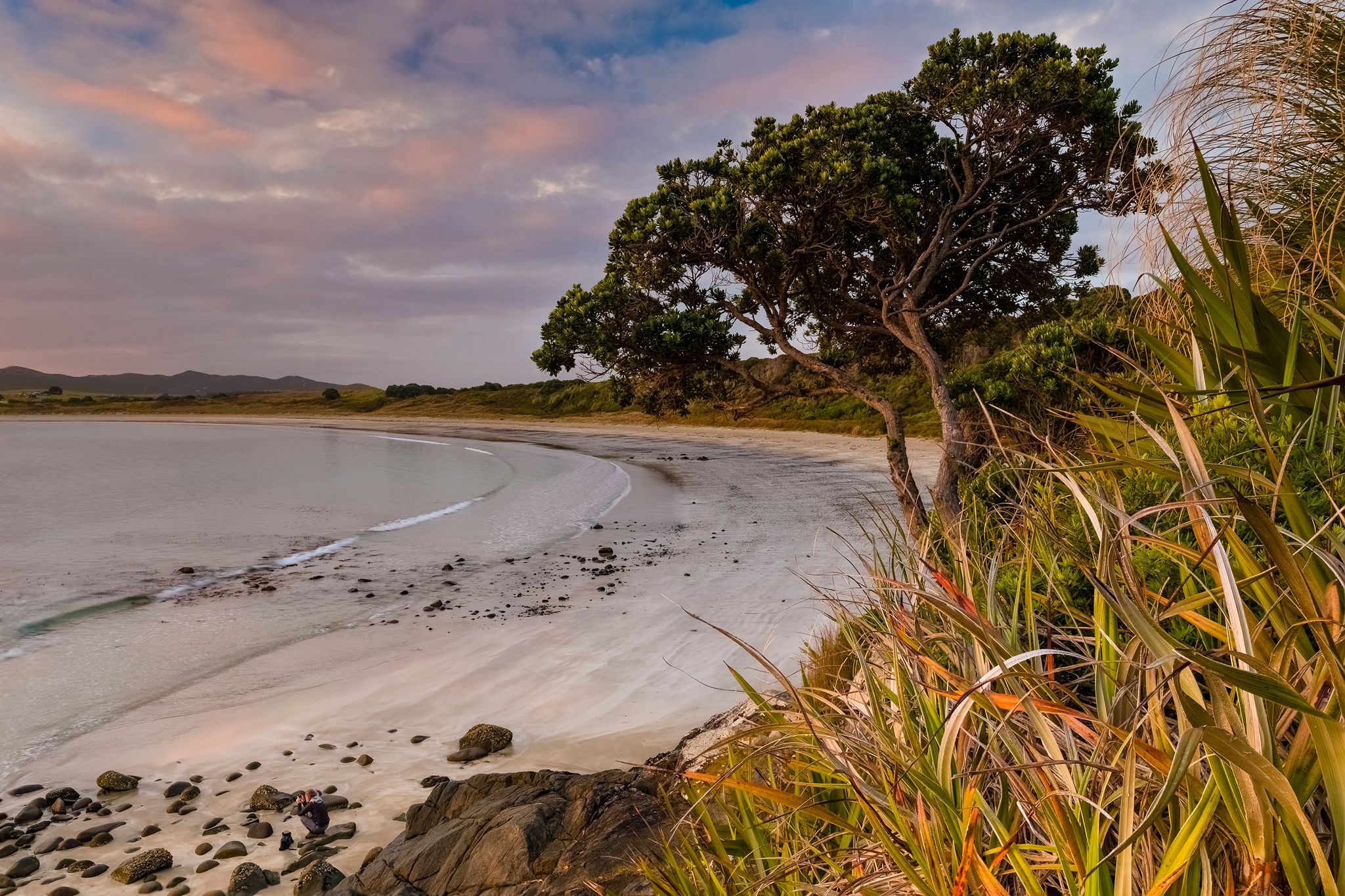 Sunrise at Maitai bay, New Zealand