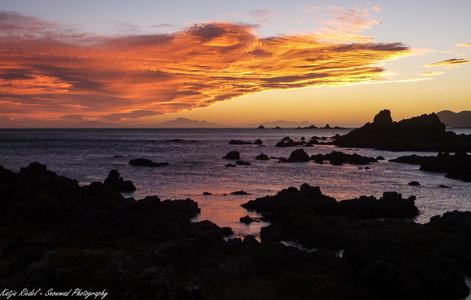 Sunset at Princess Bay, Wellington