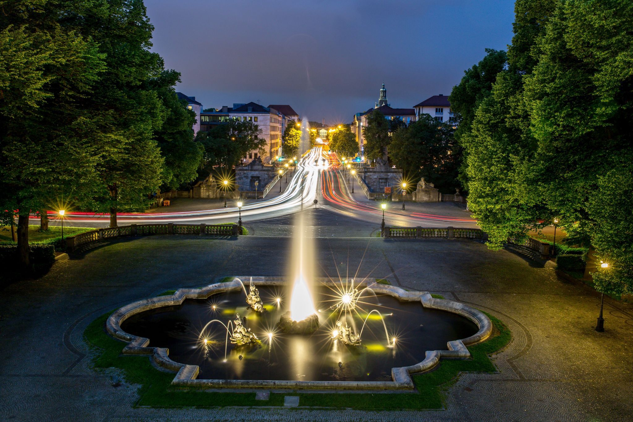 Sunset In Munich (Friedensengel), Germany