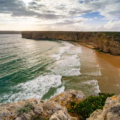 Surfer Beach Praia do Beliche, Algarve, Portugal