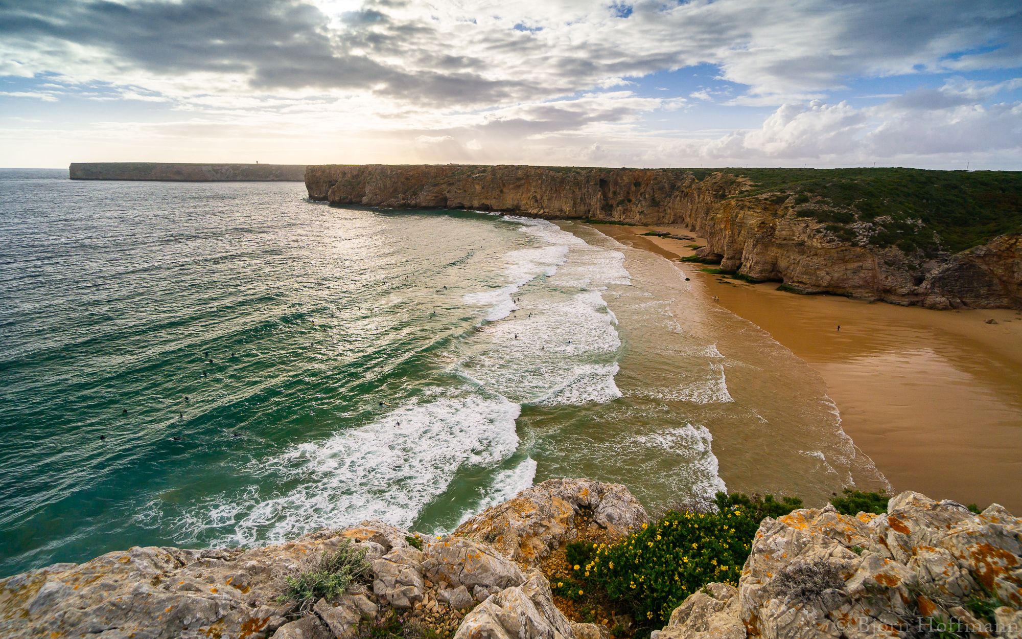 Surfer Beach Praia do Beliche, Algarve, Portugal