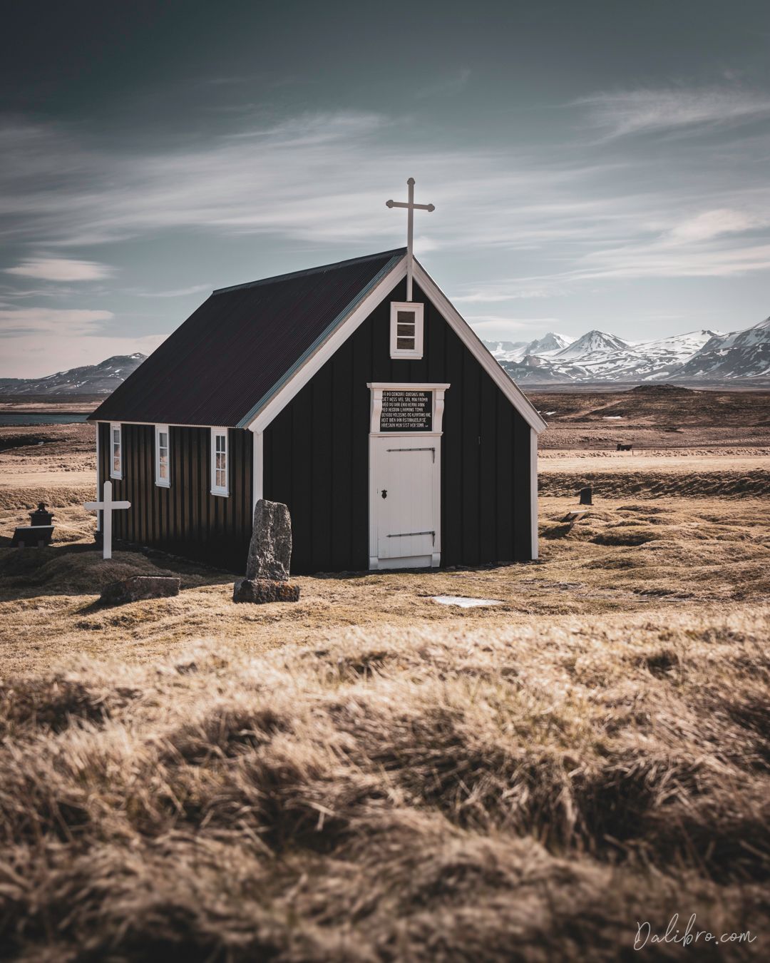 The black church of Bjarnarhöfn, Iceland