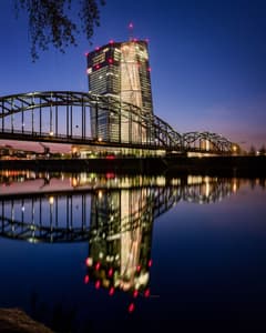 The Deutschherrnbridge, Frankfurt am Main
