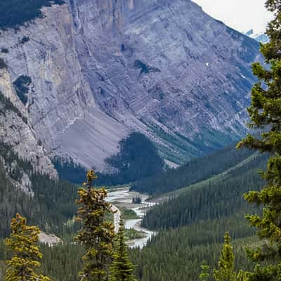 Trans Canadian Hwy Blaeberry mountain, Canada