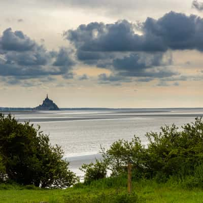 View on “La Baie du Mont-Saint-Michel”, France