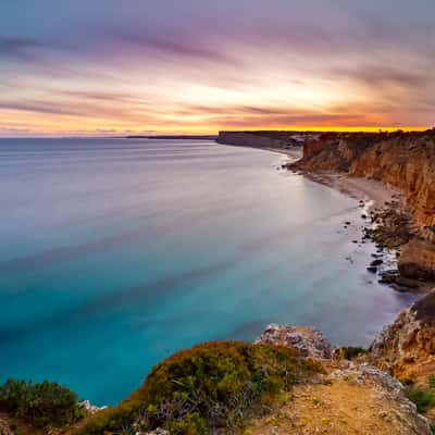 View onto Praia do Canavial, Algarve, Portugal