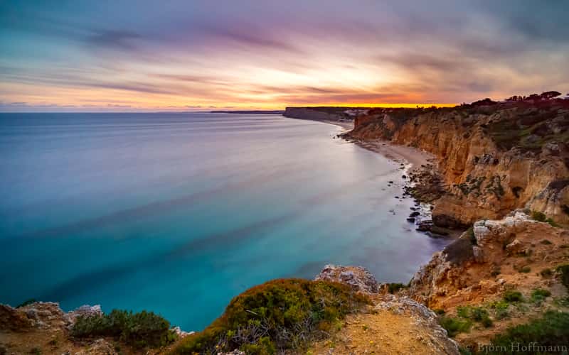 View onto Praia do Canavial, Algarve