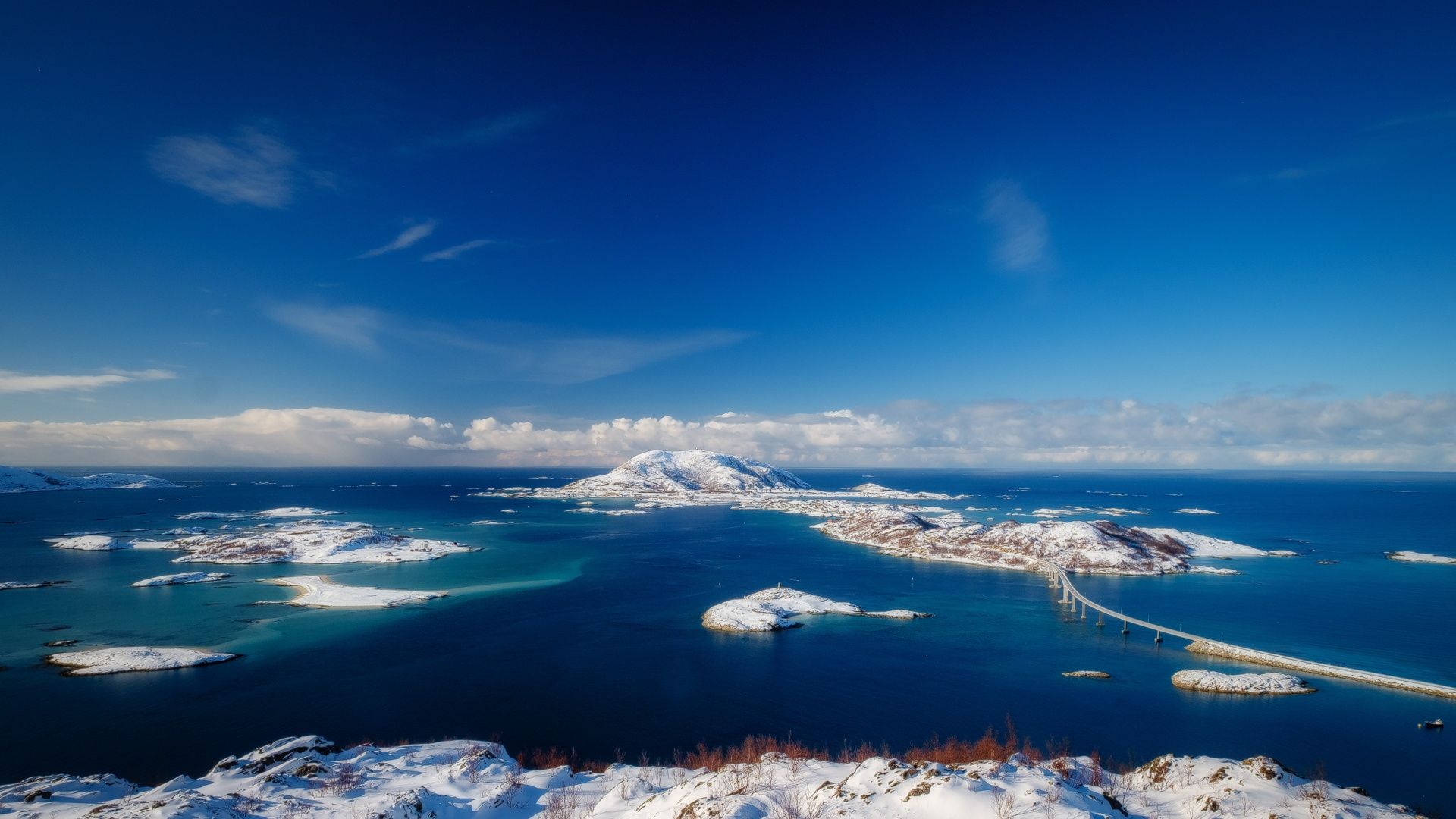 View towards Sommarøy, Norway