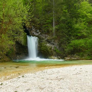 Waterfall Grmečica, Slovenia
