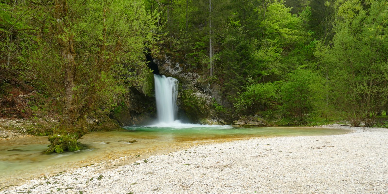 Waterfall Grmečica, Slovenia