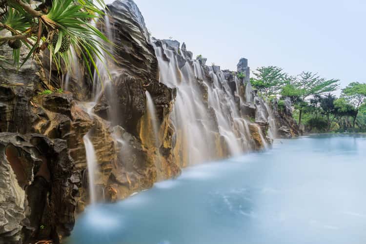Waterfall at Parkview hotel