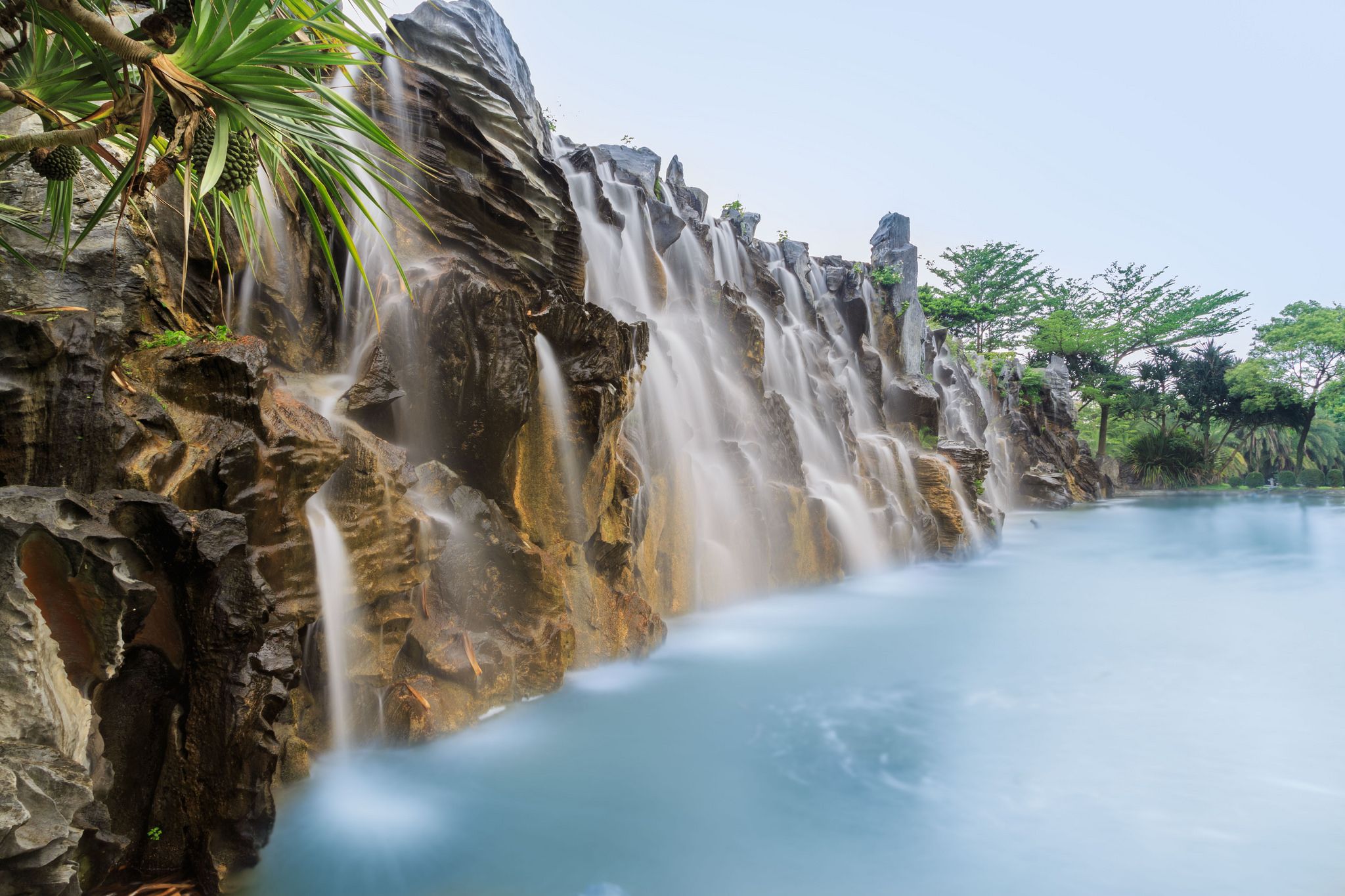 Waterfall at Parkview hotel, Taiwan