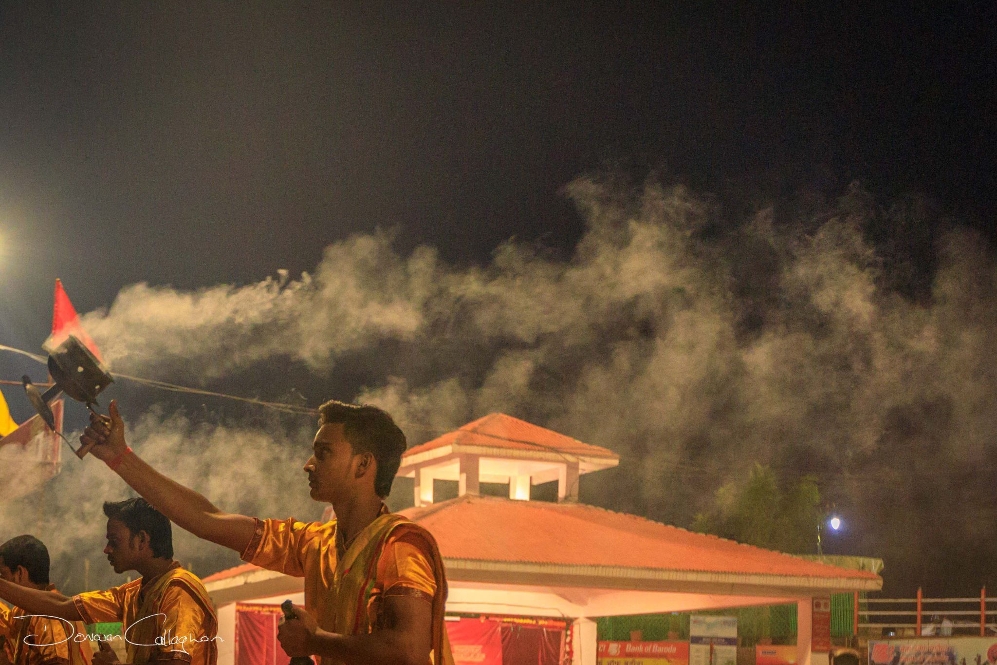 Aarti Hindu Religious Ritual Ganges, India